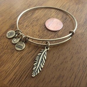 Alex and Ani Feather Bangle